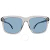 Hugo Boss Blue Square Men's Sunglasses Boss 1420/s 0kb7/ku 55 In Blue