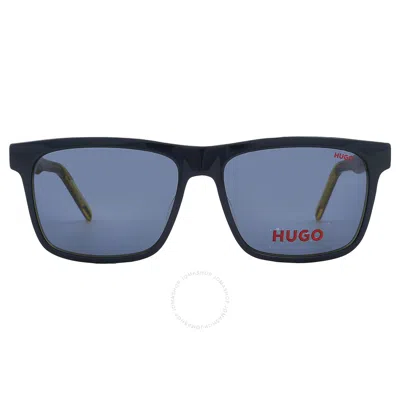 Hugo Boss Blue Square Men's Sunglasses Hg 1242/s 0dcd/ku 55