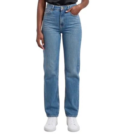 Hugo Boss Blue Straight High Rise Jeans