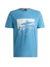 Hugo Boss Short-sleeved T-shirt In Blue