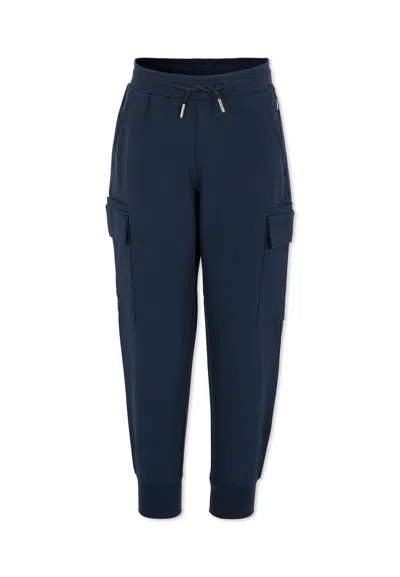 Hugo Boss Kids' Blue Trousers For Boy With Logo