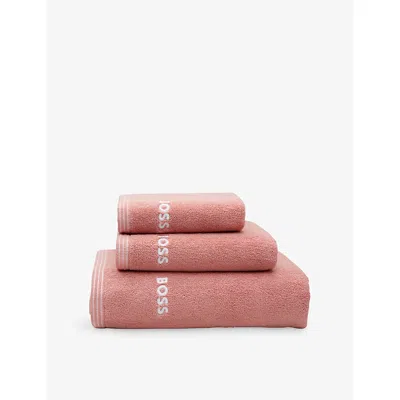 Hugo Boss Blush Edge Cotton In Pink