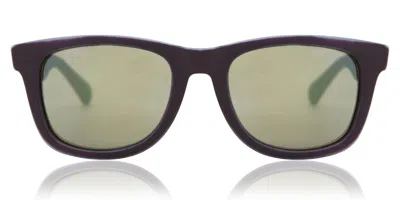 Hugo Boss Boss Arancioni Bo 0213/s Fhc/3u Occhiali Da Sole Purple Per Uomo In Black