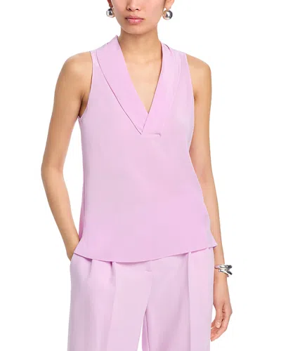 Hugo Boss Bolaru Silk Sleeveless Top - Exclusive In Pink