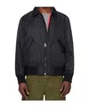 Hugo Boss Black Recycled Nylon Bomber Jacket In Black