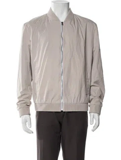 Pre-owned Hugo Boss Bomber Jacket In Neutral