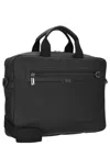 Hugo Boss Refined Rectangular Matte Finish Bag In Black
