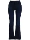 Hugo Boss Slim-fit Flared Jeans In Blue Stretch Denim In Blue