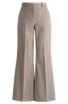 HUGO BOSS BOOTCUT TROUSERS IN COTTON AND CASHMERE CORDUROY