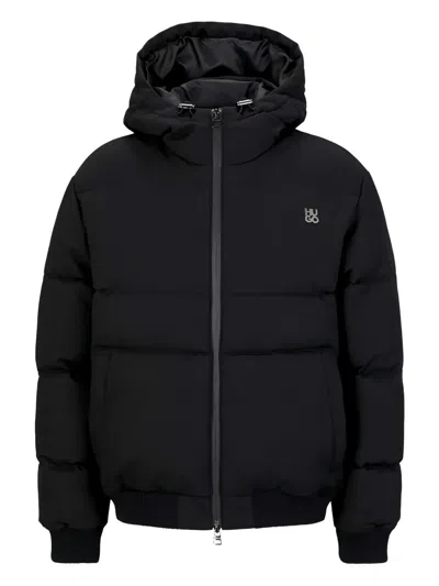 Hugo Boss Boron Puffer Jacket In Black