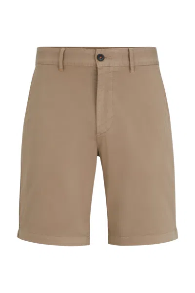 Hugo Boss Boss - 246 Open Brown Shorts 50513026