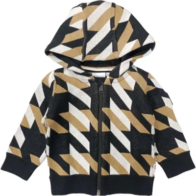 Hugo Boss Babies' Boss - Cardigan M13 Black/beige Fantasy J05a41