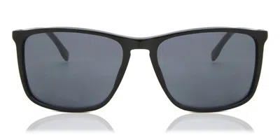 Hugo Boss Boss 0665/s/it 2m2/ir Occhiali Da Sole Neri Per Uomo In Black