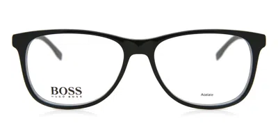 Hugo Boss Boss 0763 Qhi Men's Glasses Black Size 55 - Free Lenses - Blue Light Block Available
