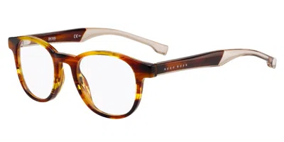 Hugo Boss Boss 1053 Men's Glasses, Tortoiseshell, Size 49 In Brown