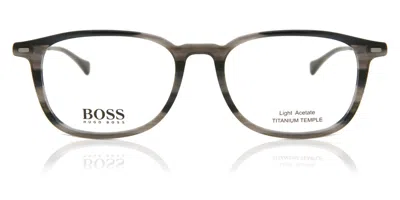 Hugo Boss Boss 1095 2w8 Men's Glasses Grey Size 53 - Free Lenses - Blue Light Block Available In Grey Horn