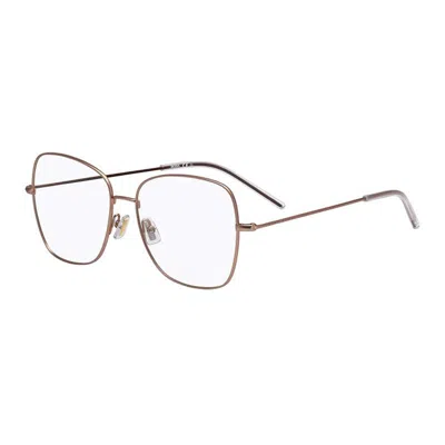 Hugo Boss Boss 1214 0g1c 00 Matte Rose Gold 55mm In Silver