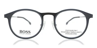 Hugo Boss Boss 1245 003 Occhiali Da Vista Neri Per Uomo (solo Montatura) In Black