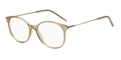 Hugo Boss Boss 1274 10a Occhiali Da Vista Marroni Per Donna (solo Montatura) In Gold