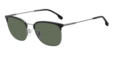 Hugo Boss Boss 1285/f/sk Asian Fit Ans/uc Men's Sunglasses Black Size 57