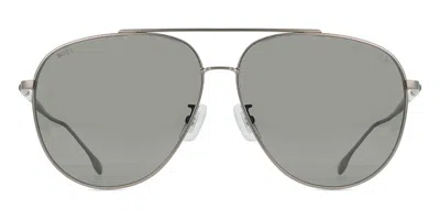 Hugo Boss Boss 1296/f/s Asian Fit R80/m9 Men's Sunglasses Grey Size 63 In Gray