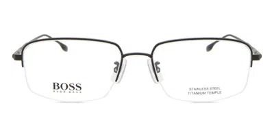 Hugo Boss Boss 1298/f Vestibilità Orientale 003 Occhiali Da Vista Neri Per Uomo (solo Montatura) In Black