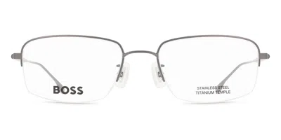 Hugo Boss Boss 1298/f Asian Fit Men's Glasses, Grey, Size 56 In Gray
