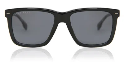Hugo Boss Boss 1317/s 284/ir Occhiali Da Sole Neri Per Uomo In White