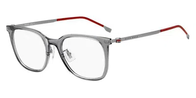 Hugo Boss Boss 1360/f Asian Fit Men's Glasses, Clear, Size 52 In Gray