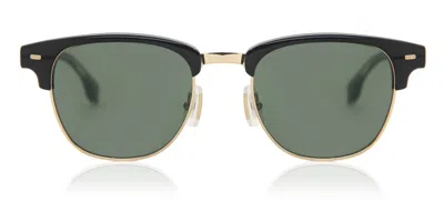 Hugo Boss Boss 1381/s 2m2/qt Men's Sunglasses Gold Size 50 In Green