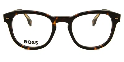 Hugo Boss Boss 1384 Men's Glasses, Tortoiseshell, Size 49 In Brown