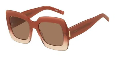 Hugo Boss Boss 1385/s 2lf/70 Women's Sunglasses Brown Size 54