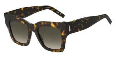 Hugo Boss Boss 1386/s 086/ha Women's Sunglasses Tortoiseshell Size 51 In Brown