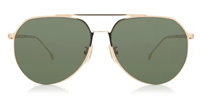 Hugo Boss Boss 1404/f/sk Asian Fit J5g/qt Men's Sunglasses Gold Size 61 In Yellow