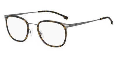 Hugo Boss Boss 1427 Men's Glasses, Tortoiseshell, Size 53 In Brown