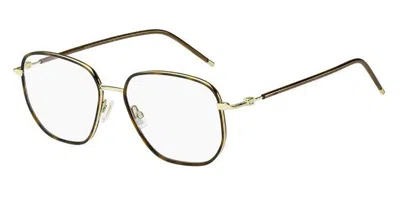 Hugo Boss Boss 1430 06j Men's Glasses Gold Size 53 - Free Lenses - Blue Light Block Available In Multi