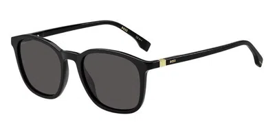 Hugo Boss Boss 1433/s 807/ir Men's Sunglasses Black Size 52