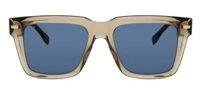 Hugo Boss Boss 1442/s 09q/ku Men's Sunglasses Brown Size 53 In Gold