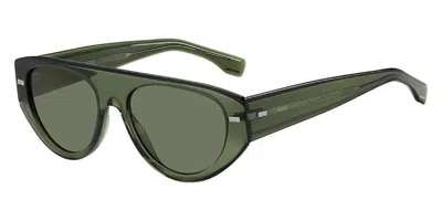 Hugo Boss Boss 1443/s 1ed/qt Men's Sunglasses Green Size 56