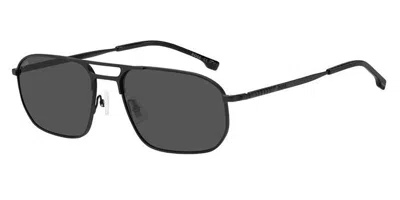Hugo Boss Boss 1446/s 003/2k Men's Sunglasses Black Size 59 In Brown