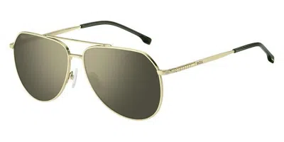 Hugo Boss Boss 1447/s J5g/wm Men's Sunglasses Gold Size 61