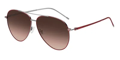 Hugo Boss Boss 1461/s Q5x/ha Women's Sunglasses Red Size 60 In Brown