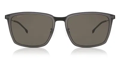 Hugo Boss Boss 1465/f/s Asian Fit 003/ir Men's Sunglasses Grey Size 59 In Gray