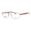 Hugo Boss Rectangular Metal Eyeglasses 57mm In Brown