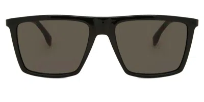 Hugo Boss Boss 1490/s Wr7/ir Men's Sunglasses Black Size 56