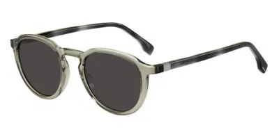 Hugo Boss Boss 1491/s Xgw/ir Men's Sunglasses Green Size 51
