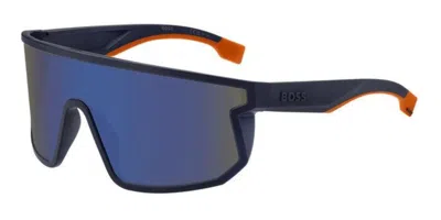 Hugo Boss Boss 1499/s Lox/g0 Men's Sunglasses Blue Size 99