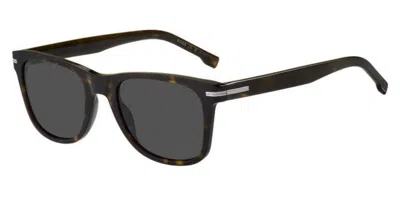 Hugo Boss Boss 1508/s 086/ir Men's Sunglasses Tortoiseshell Size 52 In Brown