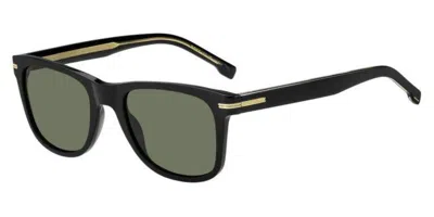 Hugo Boss Boss 1508/s 807/qt Men's Sunglasses Black Size 52 In Multi