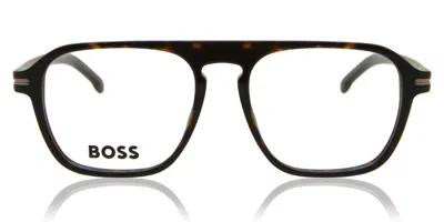 Hugo Boss Boss 1510 Men's Glasses, Tortoiseshell, Size 52 In Brown